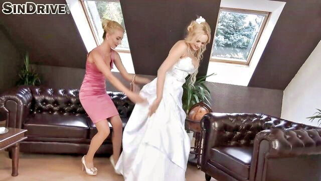 her, pissing, on her - explicit video of a bride piss urination and sex with a bridesmaid