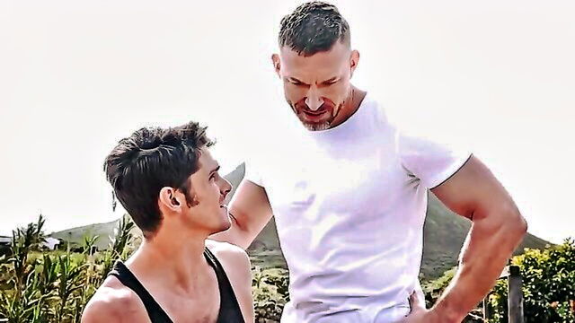 buttfucking, outdoor, anal fuck - devin franco and tomas brand let their animalistic tendencies take over in this anal sex filled outdoor adventure
