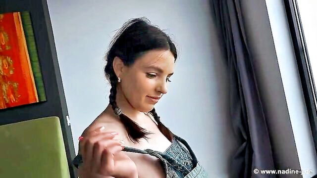 lesbian, big tits, mature - lesbian moms with big natural boobs indulge in fetishistic play