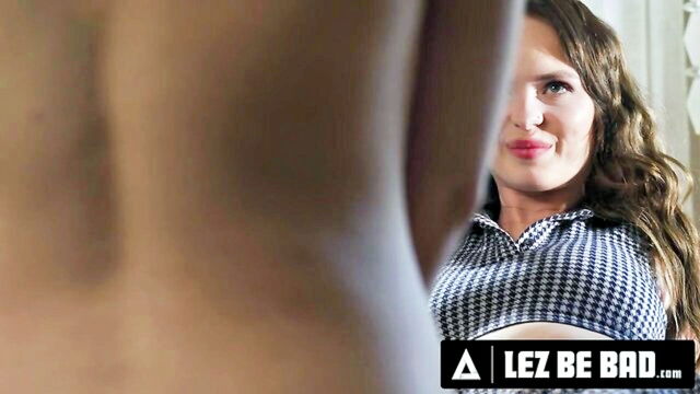 lilly bell, tied up, rough fuck - lilly bell uses a strap on to have rough sex with little puck and to try to give her an orgasm