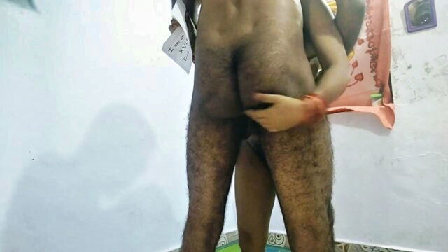 Desi - an indian couple enjoys sex and foreplay wrapped in warm gauze