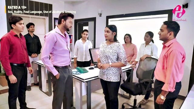 poonampandey, bongonaari, indian - the soap opera kaand corporate office shenanigans in hulchul web series with priyankachaurasia