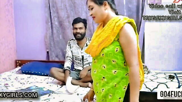 creampie, blowjob, bbw - young students in homemade video engaged in steamy sex with horny indian bbw