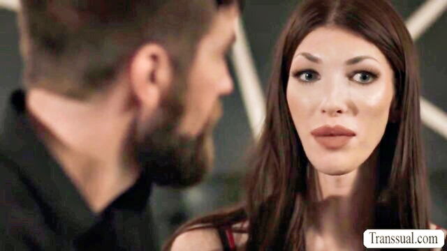 shemale, tranny, transexual - ava holts naughty stepdaddy scene includes rim job and anal sex