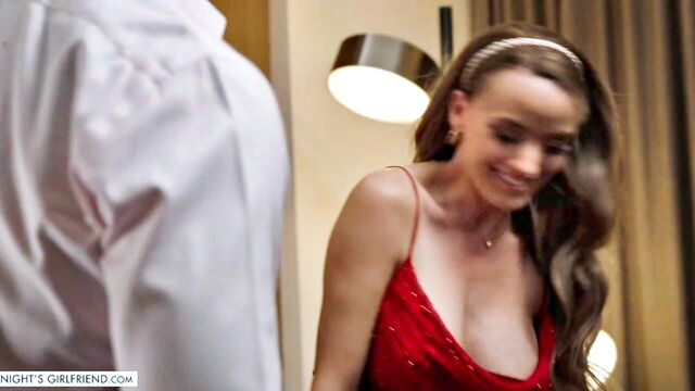 Pristine Edge - the beautiful pristine edge has a rough experience with a big cock in the video called “tonightsgirlfriend”