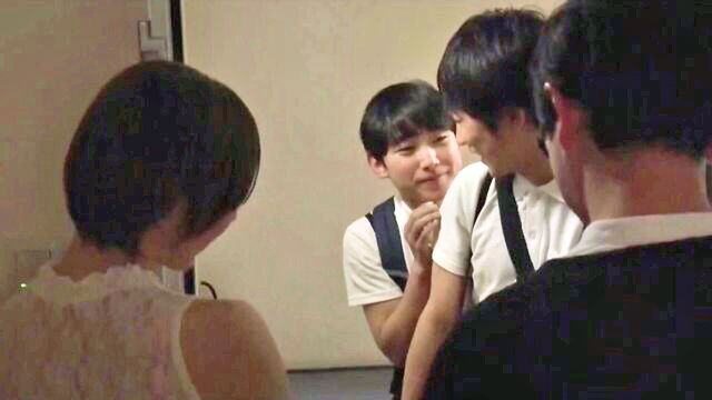 two friends, japanese teen, crazy threesome - some crazy threesome with friends and hardcore teen action