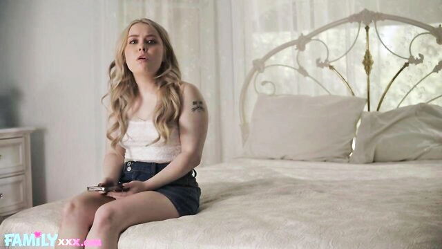 stepdad, stepdaughter, familyxxx - haley spades is a woman who loves to give pleasure to her stepfather with dirty talks and to satisfy his big cock