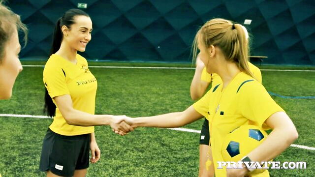 Alexis Crystal - private moments of the porn actress alexis crystal while playing soccer – animated with private footage