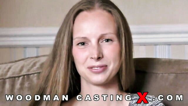 smalltits, blonde, kinuski - beautiful woman with light hair and small bosom has a tough audition with kinuski kakku woodman