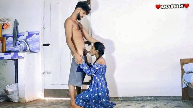 big boob indian, balls, 18 year old indian - hot homemade sex step sister goes down on step brother’s big cock in an indian homemade movie
