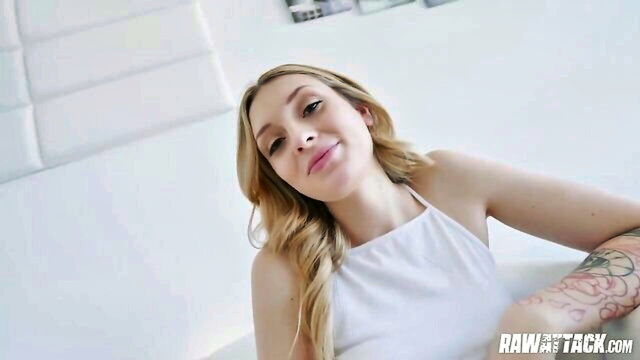 wet pussy, in her, charlotte sins - beautiful blonde charlotte sins has her wet pussy thoroughly fucked
