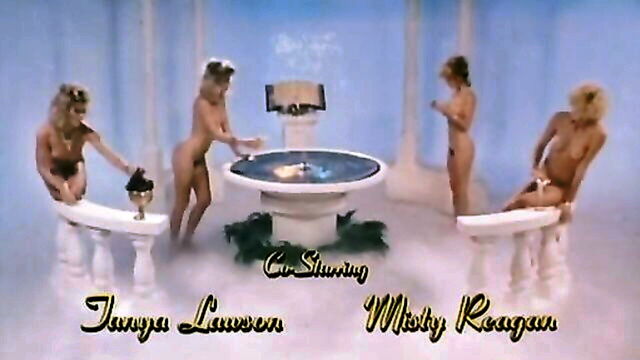 hot blonde teen in 1984 retro porn faces the experienced lover in passionate sex in the missionary position : Dreamland Entertainment