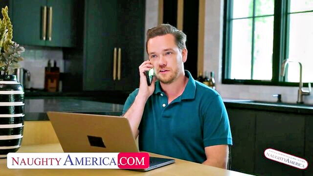 naughtyamerica, big dick, big fake tits - graycee has a big dick loving friend who gives her a deep blow job in this high definition video