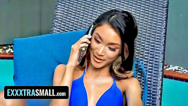 Xoey Li - xoey li a petite asian beauty invites her well endowed friend over for an intense and passionate sexual encounter   extra small Exxxtra Small