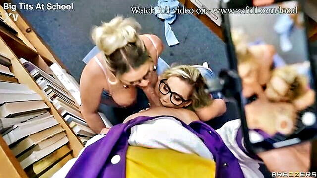 Blake Blossom, Johnny Love - athletic caucasian librarian indulges in secret fetish for cum consumption   blake blossom and jenna starr Big Tits At School