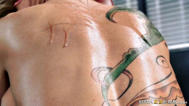 simone sonay, cowgirl fuck, girl fuck - simone sonay gets a massaging with oil while riding the dick of a masseur