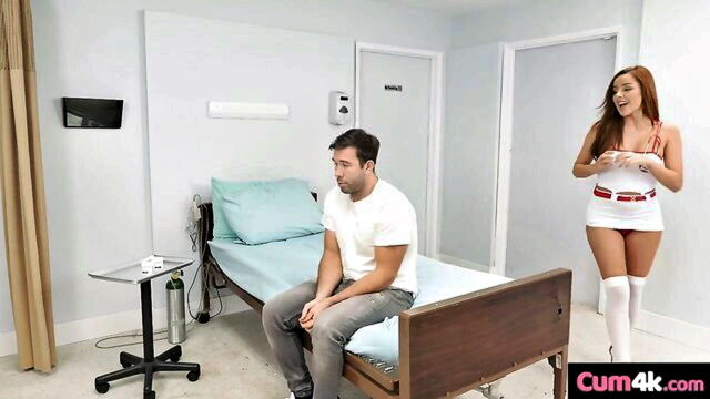 in her pussy, her pussy, in her - nurse vanna uses her vagina to collect and examine semen
