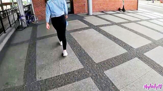 beautiful woman gets her anal virginity screened in a public restroom and gets vigorously fucked : Shykinky18