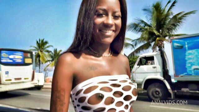 vph, legalporno, jenny pretinha - jenny pretinha’s big boobs get slammed by huge dap dvp cocks while she walks almost naked in the street