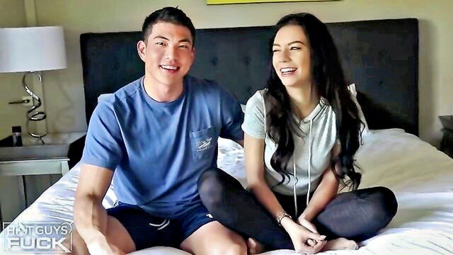 rachel ford, stud, asian - rachel ford in a hardcore scene with asian stud sean lee in hd