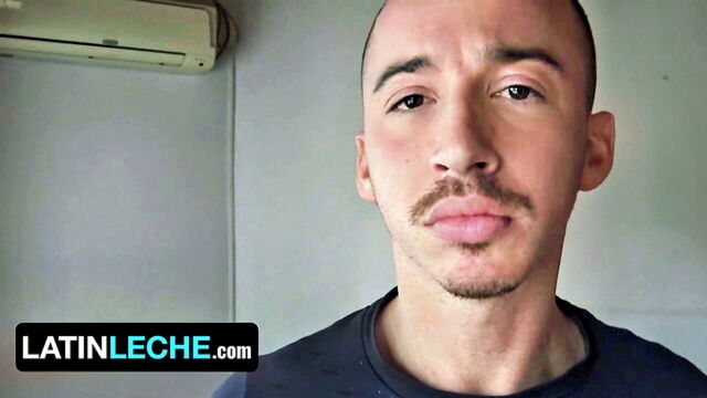 straight, gay latinleche, handjob - straight pov jerk off with a huge cock and swallowing cum with ease