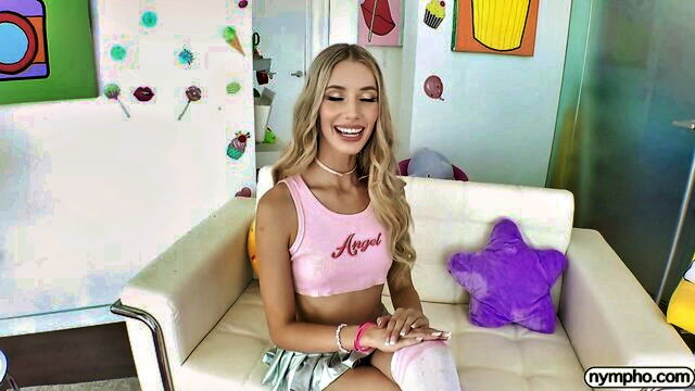 blowjob, blonde, all sex - pretty blonde girl can’t get enough of a big dick in every hole