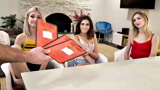 Jane Wilde, Jessie Saint, Mackenzie Mace, Mackenzie Moss, Flower - jessie saint and mackenzie moss give a valentine’s day massage with oil and seduce their step brother