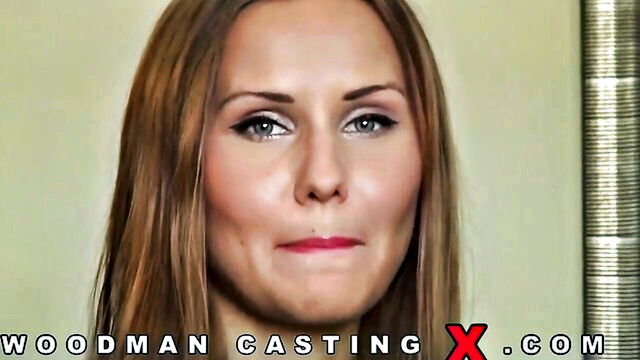 blonde, sabrina, mediumtits - beautiful blonde sabrina tempt the woodman casting with her natural beauty