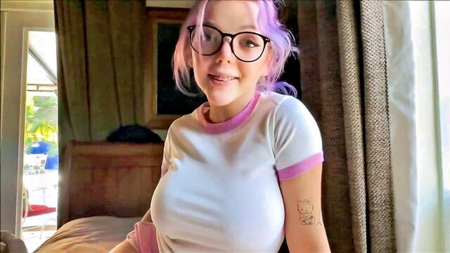 big tits, big ass, amateur - hot nerd teen porn