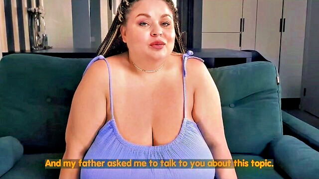 her stepson, massive tits, bbw stepmom - bbw stepmom handjob