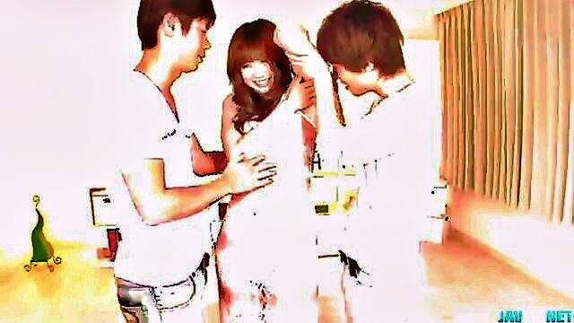hot milf, japanese, fingering - mami yuuki threesome