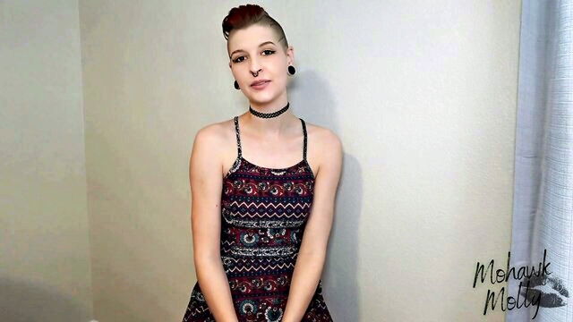 Mohawk Molly - mohawk molly cock milking