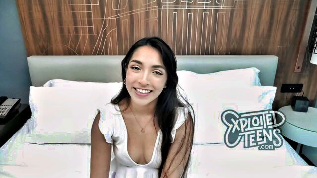 teen, pov, exploitedteens - petite latina teen blowjob