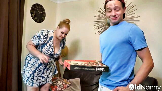 cumshots., busty., hd. - becky swings delivery guy