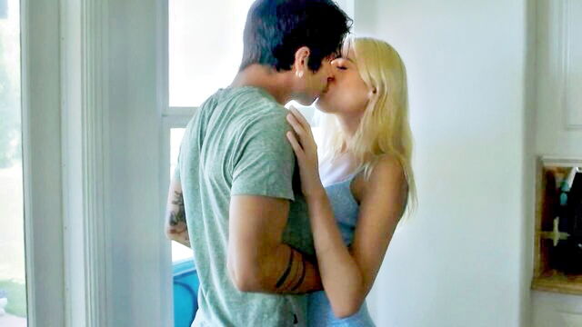 teen, small tits, blonde - skylar storm blowjob