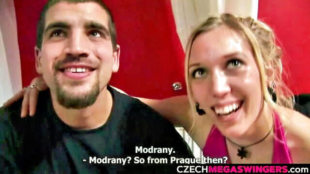 czech party girl doggy sex : CzechAV