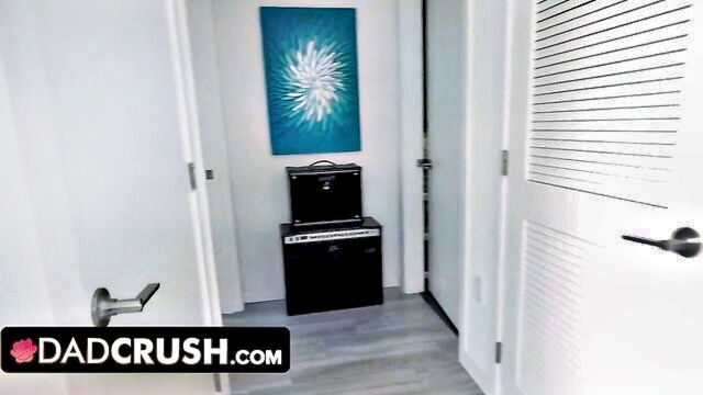 dad, step daughter, dad crush - bratty stepdaughter rough sex