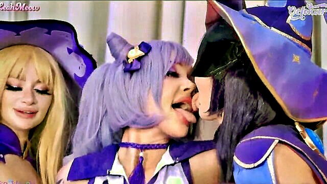 anal, dildo, porn - group anal sex and pussy play with sexy characters of genshin impact