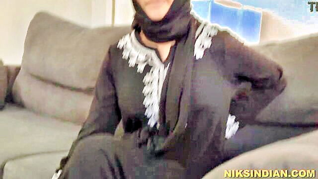 indian, anal sex, teen anal - her friends husband joined in and licked her under her hijab