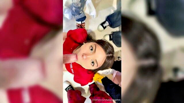 blowjob, deepthroat, cute - katiana kay gangbang