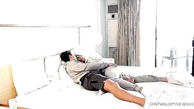 bedroom, anal fuck, bed sex - gay sex in bed