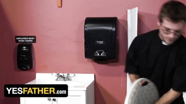 yesfather, corey niles, myott hunter - gay pounding priest ass