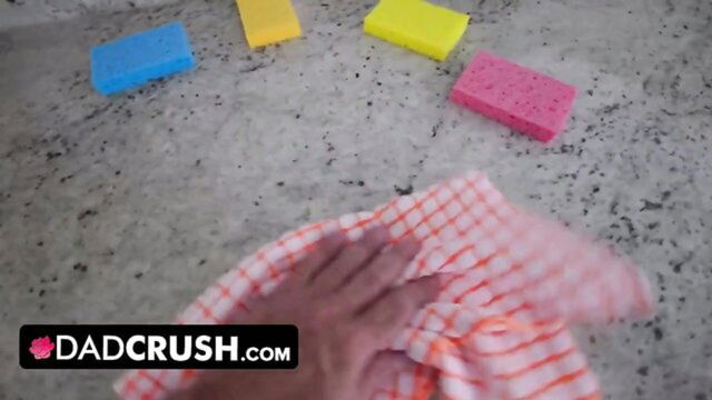 dadcrush, creampie, big dick small pussy - stepdaughters tight pussy
