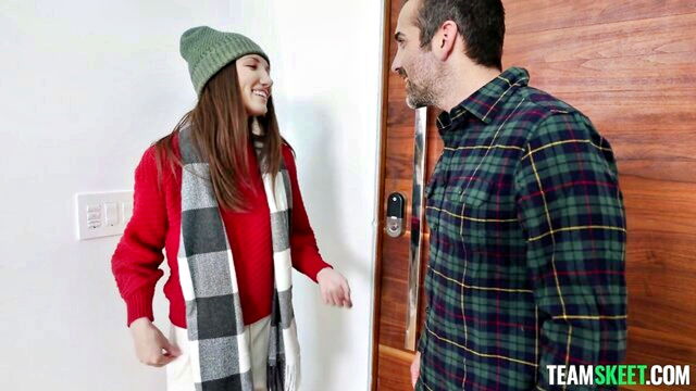 cums, teen, christmas - maya woulfe christmas