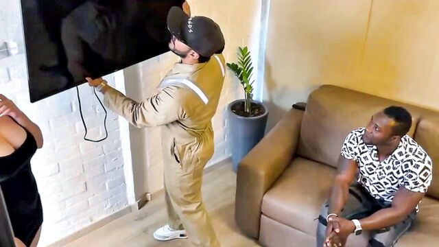 interracial fuck, jaw, hubby - interracial wife fucking
