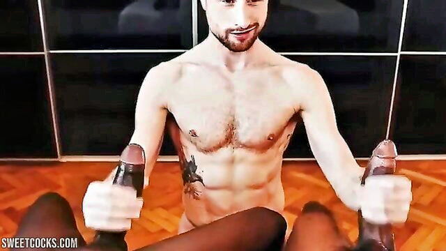 blowjob, amateur, big dick - amateur white bottom gets railed
