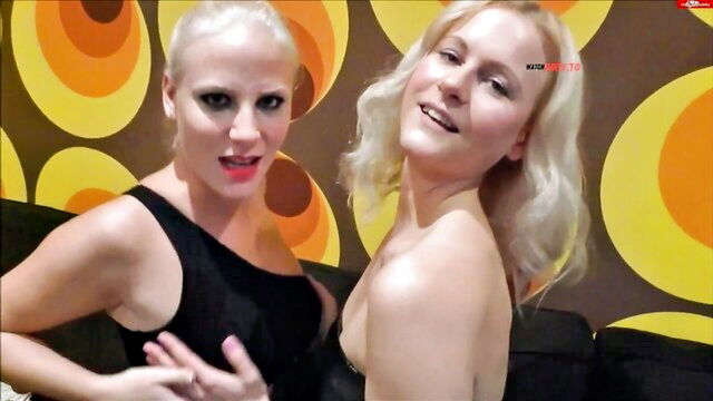 Lara-CumKitten - lesbo action with blonde hair