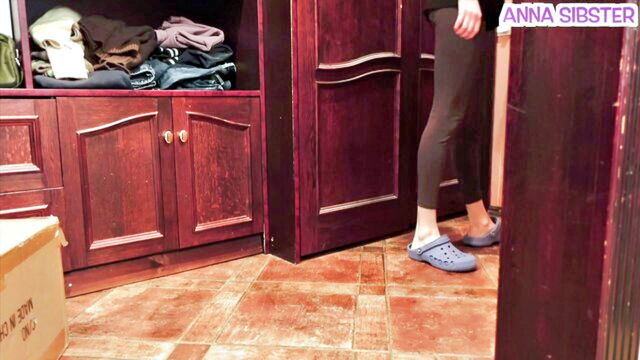 anna, asshole closeup, amateur homemade - family sex with step sister