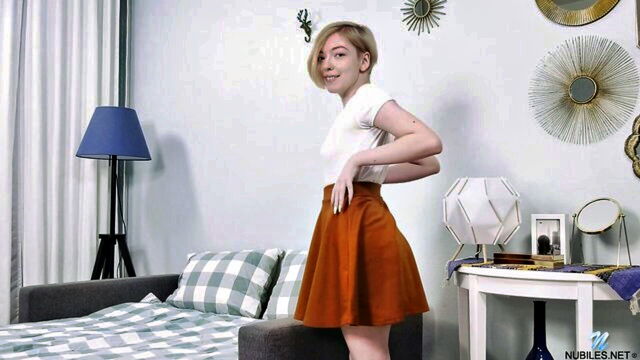 puffy nipple, nubiles, puffy nipples - abby z solo play