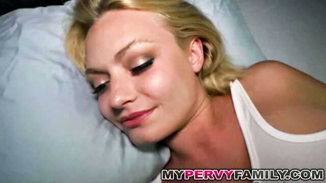 blonde, mypervy, point of viewpov - stepdaughters wild pussy party